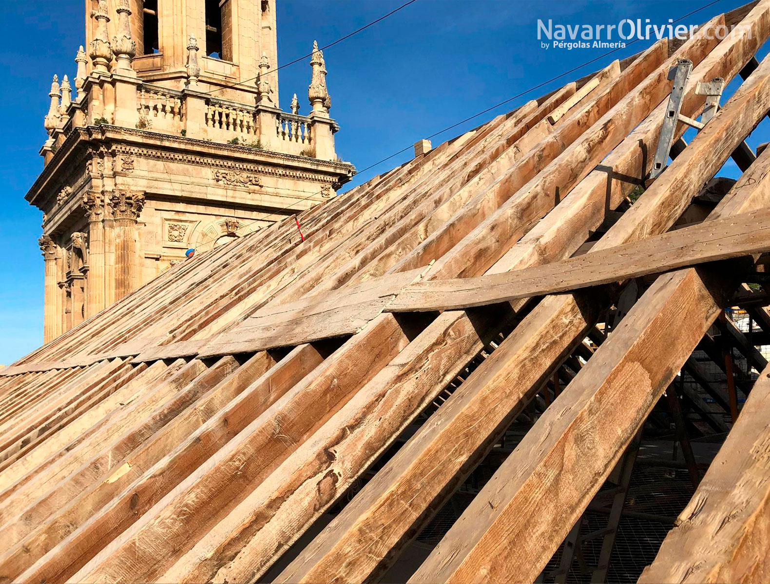 Estructura original de cubierta Catedral de Jaén