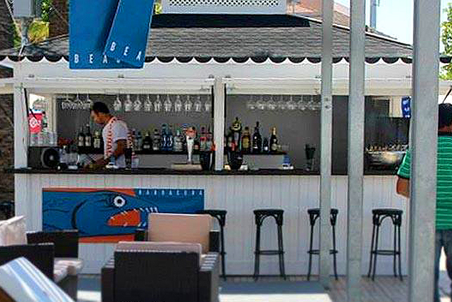 Barracuda Beach bar Magaluf, Mallorca. Eco Chiringuito