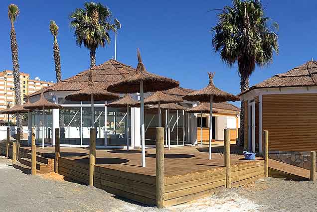 Construcción de Restaurante Chiringuito Chiki Beach, Algarrobos Costa, Málaga
